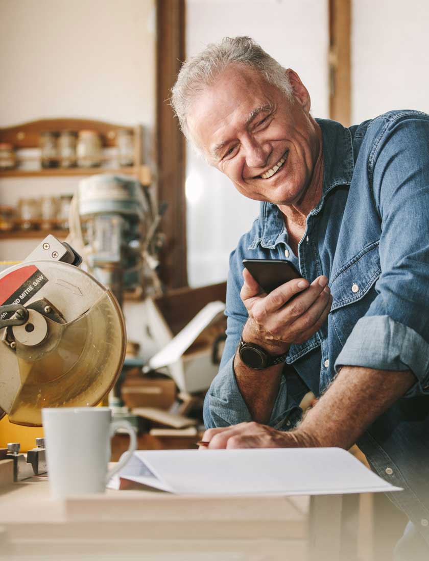 small business owner using line of credit for equipment purchase